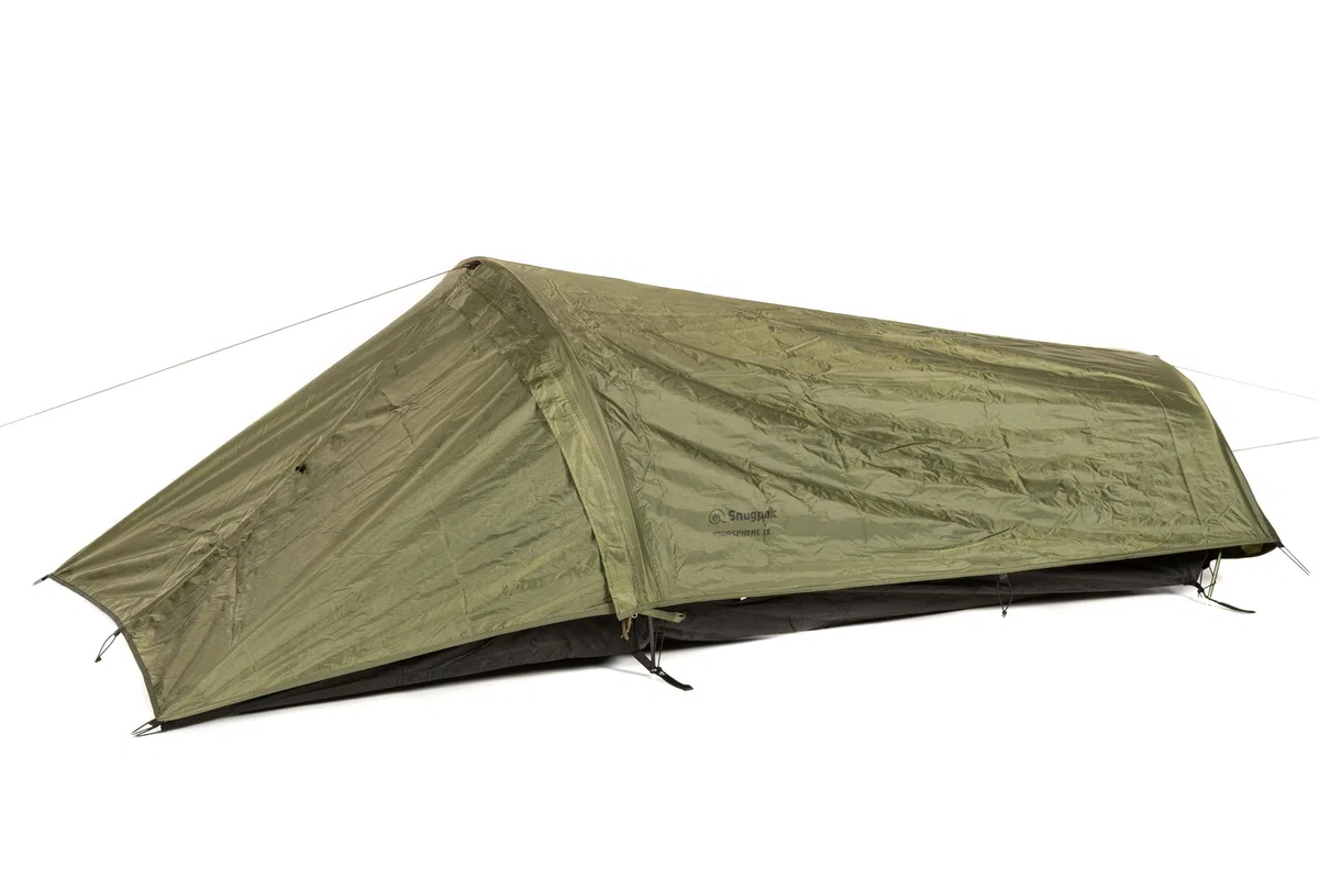 Snugpak Ionosphere IX WGTE Zelt – Leichtes Campingzelt, wasserdichtes 5000 mm PU-beschichtetes Außenzelt – schwer entflammbares Robustes Zelt mit 10 Innentaschen – Tasche und Reparaturset im