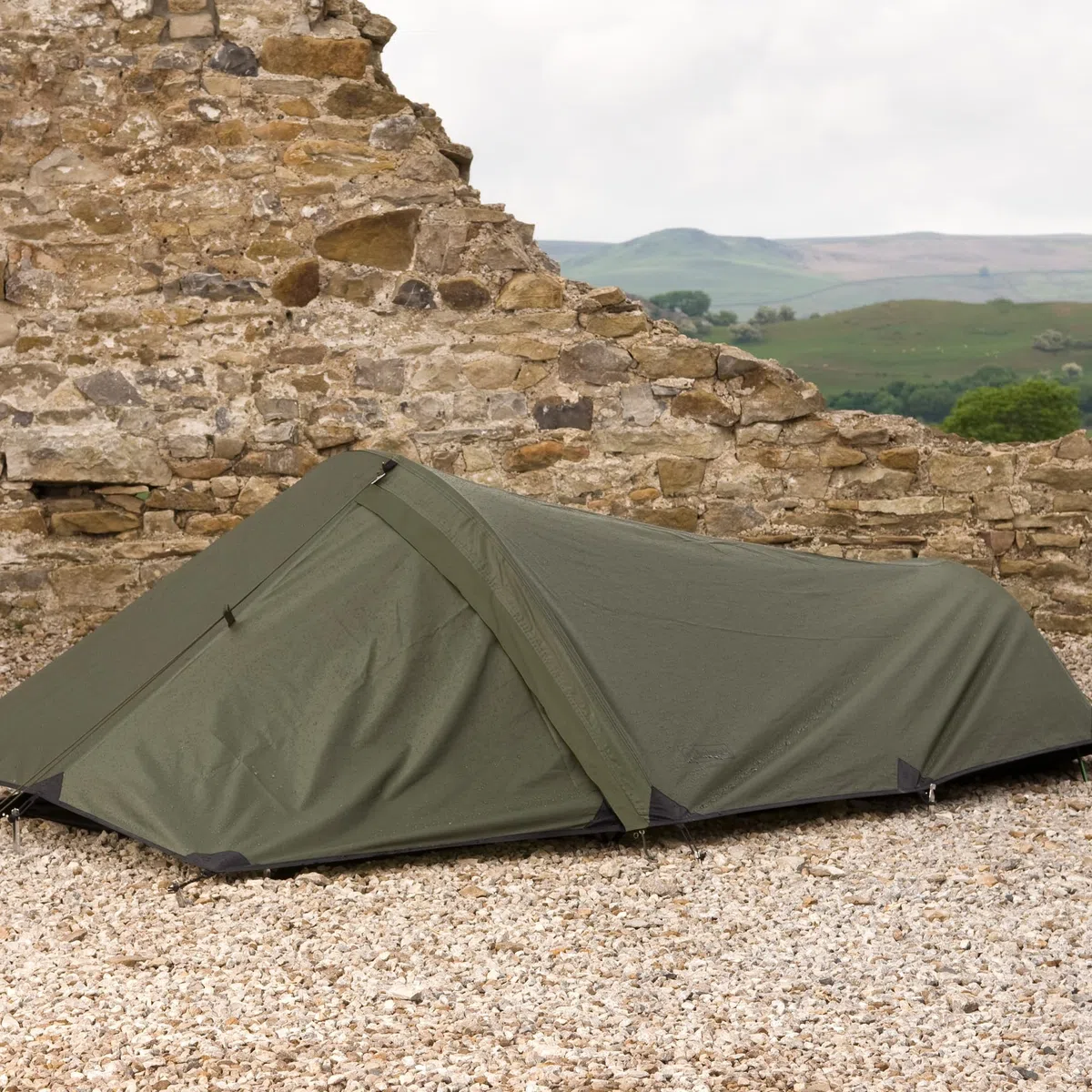 Snugpak Ionosphere IX WGTE Zelt – Leichtes Campingzelt, wasserdichtes 5000 mm PU-beschichtetes Außenzelt – schwer entflammbares Robustes Zelt mit 10 Innentaschen – Tasche und Reparaturset im