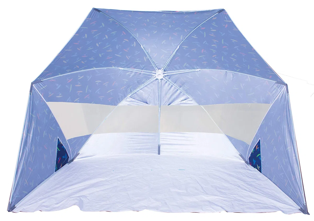 RIO Brands Beach Speedy Pop-Up Beach Cabana Sonnenschutz Surf Power Surfer 2,4 m x 2,4 m x 1,8 m
