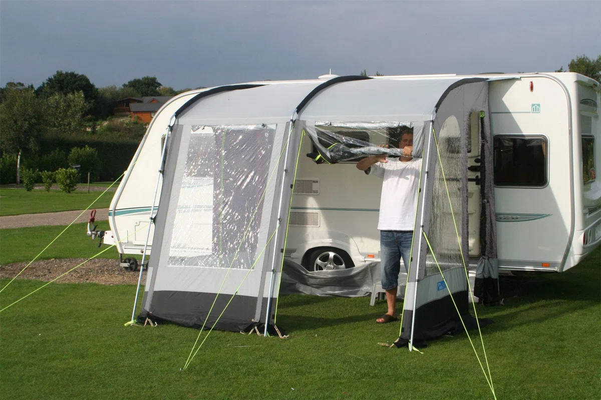Kampa Rally 260/260 Plus - Grau - Aluminium - Vinyl - Modern - 260 cm x 250 cm - Markise - Awning