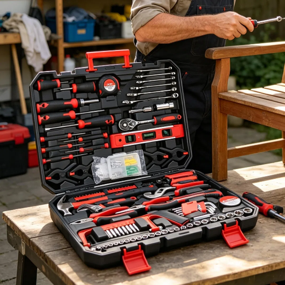 Universal Werkzeugkoffer, Komplett-Set, Reparaturset