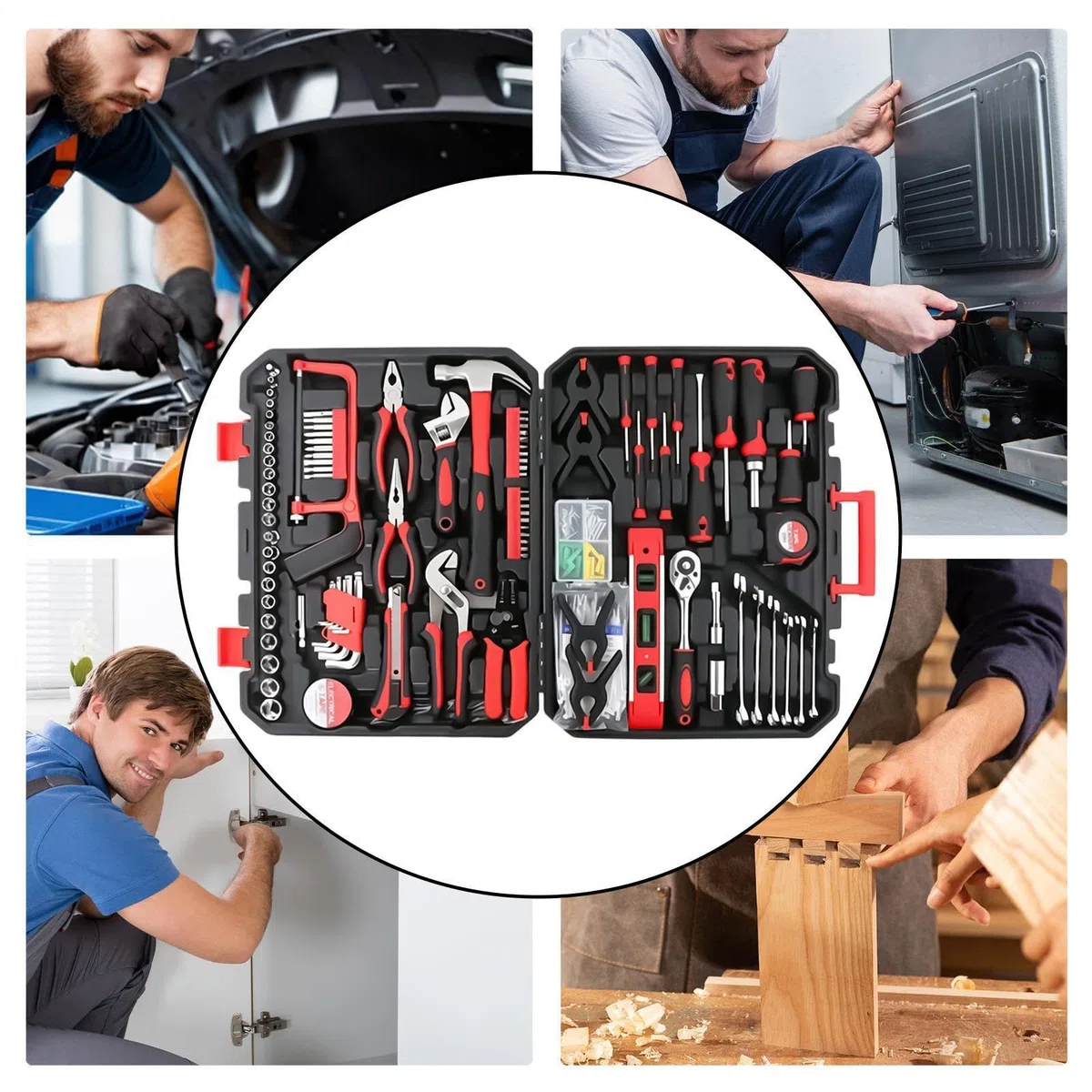Universal Werkzeugkoffer, Komplett-Set, Reparaturset